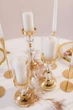 Подсвечник REMY-DECOR 25 см. на низкой ножке со стеклянной колбой на новый год 1шт - изображение 3
