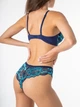 Комплект Dream Academy Moon Light Бюстгальтер Push-up и трусики 1605 Синий 70B/S (13854) - изображение 2