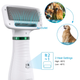 Фен расческа для шерсти собак и кошек Pet Grooming Dryer WN 10 2в1 массажёр щетка для груминга животных Белая - изображение 5