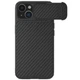 Захисний чохол NILLKIN Synthetic Fiber S для iPhone 14 - Black - зображення 1