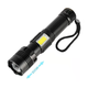 Фонарь яркий A95 P50 + COB, светильник, zoom, АКБ 18650, ЗУ Type-C - изображение 1