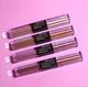 Двухсторонние жидкие тени Magic Studio Liquid eyeshadow 2 in 1 Matte & Metal - 01 2х2 мл. Бежевый - изображение 3