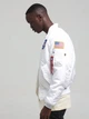 Бомбер мужской Alpha Industries MA-1 NASA MJM21093C1 S Белый (640631487599) - изображение 2