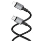 Кабель для зарядки с быстрой зарядкой Type-C to Lightning Apple BOROFONE BX83 |1м/PD 20W| Черный - изображение 3