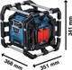 Odbiornik radiowy Bosch GPB 18V-5 C Professional (06014A4000) - obraz 2
