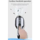 Автомобільний пилосос Usams US-ZB108-1 Mini Handheld Vacuum Cleaner Black (XCQZB10801) - изображение 6