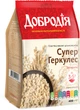 Упаковка хлопьев овсяных Добродія Супер Геркулес 400 г х 6 шт (4820182204364) - изображение 2