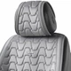 Комплект премиум накидок для сидений Beltex Chicago Grey (BX85200) - изображение 3