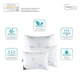 Подушка Super Soft Classic ТМ IDEIA аналог лебяжьего пуха 45*45 см Stoffelly шт - изображение 5