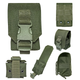 Комплект підсумків тактичних CORDURA OLIVE MOLLE Win War олива 00105 - зображення 4