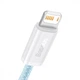 USB кабель для iPhone з роз'ємом Lightning BASEUS Dynamic Series Fast Charging Data Cable (2m, 2,4A). Blue - зображення 2