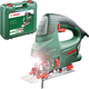 Лобзик електричний Bosch PST 900 PEL 620 Вт, підсвічування робочої зони, маятниковий хід, регулювання швидкості, відсік для пілотів + 1 полотно T 144 D, Cut control, чемодан (06033A0220) - зображення 1