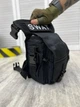 Тактична Сумка поясна на ногу swat black П2-3! - зображення 4