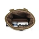 Сумка тактическая на пояс AOKALI Outdoor B22 (Camouflage CP) камуфляжная небольшая на затяжках taktical - изображение 4