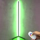 Кутовий LED торшер Gley c RGB підсвічуванням, висота 1.5 м, сенсорний пульт керування, білий - зображення 8