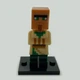 Конструктор фигурка iBlock Житель Майнкрафт Villager Minecraft&nbsp;4.5 см - изображение 1