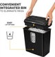 Шредер Fellowes P-30C (6008101) Чорний 6 аркушів 4 x 34 мм/15 л - зображення 7