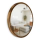 Дзеркало кругле дерев'яне Luxury Wood Perfection Natural Walnut Горіх 65 см - зображення 2