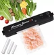 Вакуумный упаковщик вакууматор еды Vacuum Sealer Черный + 10 пакетов - изображение 5