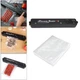 Вакуумный упаковщик вакууматор еды Vacuum Sealer Черный + 10 пакетов - изображение 9