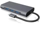 Мультифункціональний USB-хаб 10в1 розширювач з входом PDх1+HDMIх1+TF/SD+Audioх1+RJ45х1+VGAх1+USB3.0х3 - зображення 9