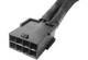 Кабель переходник в оплетке 18 AWG 20 см GPU 8 pin -> 2х GPU PCI-E (6+2) VGA на видеокарту (540106028) Черный - изображение 3
