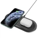 Беспроводное зарядное устройство borofone bq7 prominent dual 10w wireless fast charger black - изображение 3