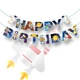 Гирлянда Растяжка КОСМОС HAPPY BIRTHDAY Разноцвет - изображение 2