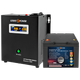 Комплект резервного питания для котла LP (LogicPower) ИБП + литиевая (LiFePO4) батарея (UPS W800VA + АКБ LiFePO4 1500W) - изображение 1