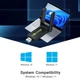 Адаптер WiFi 6 1800 Mbps RTL8832AU USB3.0 802.11AX Mu-MIMO 1024-QAM 2х3 дБ - зображення 6