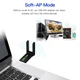 Адаптер WiFi 6 1800 Mbps RTL8832AU USB3.0 802.11AX Mu-MIMO 1024-QAM 2х3 дБ - зображення 7
