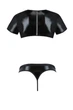 Мужское эротическое бельё Комплект 057 SET PETER Чёрный XXL/XXXL - Passion ( SO7635 ) Feromon - изображение 4