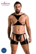 Мужское эротическое бельё Комплект 047 SET ARON Чёрный XXL/XXXL - Passion ( SO7614 ) - изображение 5