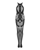 Жіноча Еротична білизна Бодістокінг Obsessive Bodystocking G331 Чорний S/M/L - зображення 3