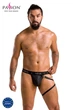 Мужское эротическое бельё трусики 058 THONG BILL Чёрный XXL/XXXL - Passion ( SO7638 ) Feromon - изображение 5