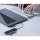 Док-станция Baseus CAHUB-BZ0G USB3.1 Type-C - HDMI/USB3.0x3/PD Серая - изображение 3