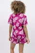 Піжама жіноча Cyberjammies Emmi 9652-9655 12/M Рожевий з принтом листя (5051877445956) - зображення 2
