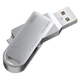 USB Флешка металева 2в1 64GB Type-C / USB 3.0 для телефону, комп'ютера XO DK03 Сірий - зображення 3