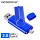USB Флешка 2в1 32ГБ Type-C/USB для телефона, компьютера OTG Microdrive 32GB Синий - изображение 1