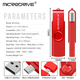USB Флешка 2в1 256ГБ Type-C/USB для телефона, компьютера OTG Microdrive 256GB Белый - изображение 6