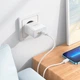 Адаптер сетевой HOCO Type-C to Lightning Cable Leader dual port(2C) charger C108A |2Type-C, 35W/3A, PD/QC| - изображение 5