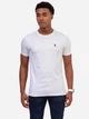 Футболка хлопковая длинная мужская U.S. Polo Assn 113904-0400A M Белая - изображение 1