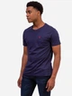 Футболка хлопковая длинная мужская U.S. Polo Assn 113904-0400A M Синяя - изображение 2