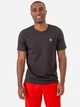 Футболка хлопковая длинная мужская U.S. Polo Assn 113904-0400A M Черная (786664458141) - изображение 1