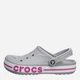 Жіночі крокси Crocs Jibbitz Bayaband Clog 205089-0FS 36-37 (M4-W6) 22 см Сірі (8888888818579) - зображення 3