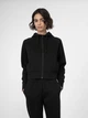 Толстовка на молнии с капюшоном женская 4F Sweatshirt F536 4FSS23TSWSF536-20S L Черная (5904698224012) - изображение 1