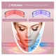 Микротоковый массажер для подбородка Massager V - Face Beauty Meter HY-18 для подтяжки второго подбородка, 5 режимов, 8 уровней интенсивности, белый - изображение 6