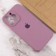 Чехол Silicone Case Full Camera Protective (AA) для Apple iPhone 14 Pro Max (6.7") Лиловый / Lilac Pride Без бренда - изображение 4