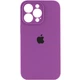Чехол Silicone Case Full Camera Protective (AA) для Apple iPhone 14 Pro Max (6.7") Фиолетовый / Grape Без бренда - изображение 1