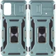 Ударопрочный чехол Camshield Army Ring для Xiaomi Poco X5 Pro 5G / Note 12 Pro 5G Зеленый / Light Green Без бренда - изображение 1